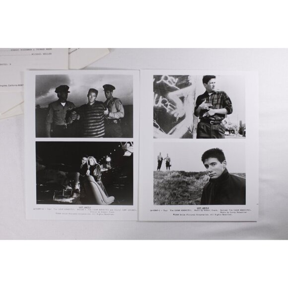 1989 Lost Angels Movie press kit + 7 photos (8x10) + production notes - Picture 4 of 9